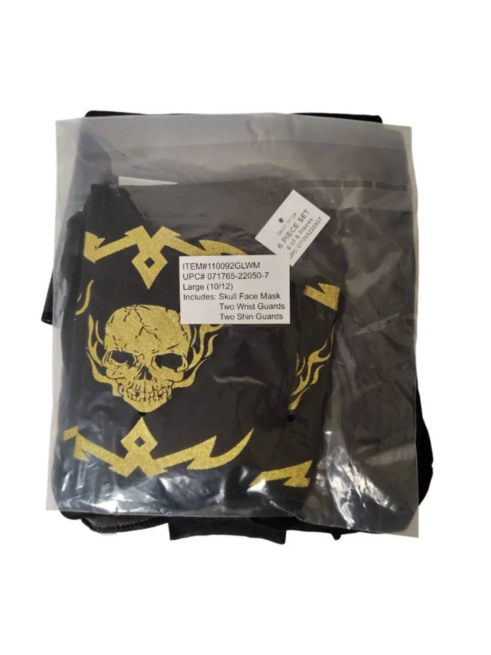 Boys Size Small Skull Ninja 6 piece New Halloween Costume Dress Up